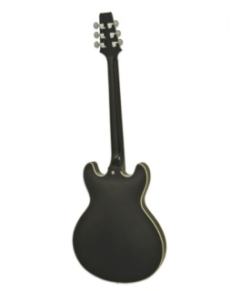 Chitară Electrică Semi-Hollow Aria Pro II TA-Classic BK (Black) - Img 2