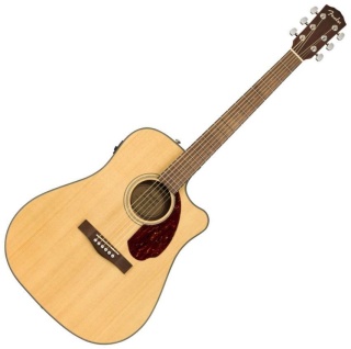 Chitară Electroacustică Fender CD-140 SCE NAT – Dreadnought Cutaway, Molid Masiv, Fishman, Toc Rigid - Img 2