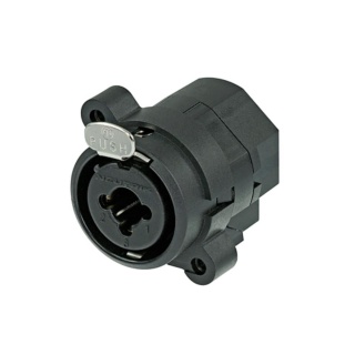 Conector Combo De Panou XLR Mama cu 3 Pini - Jack 1/4" cu 3 Poli Neutrik NCJ10FI-S - Img 1