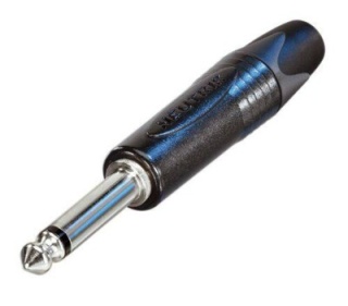Conector Jack 6.3 mm Neutrik NP2X-BAG mono negru