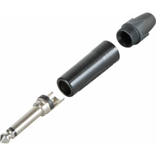 Conector Jack 6.3 mm Neutrik NP2X-BAG mono negru - Img 2