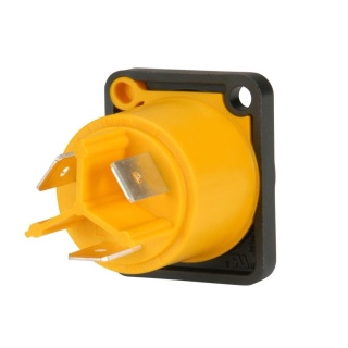 Conector PowerCON True1 Tata 16A de Panou Waterproof Neutrik NAC3MPX - Img 2