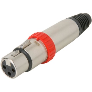 Conector XLR Mama cu 3 Poli si Comutator On-Off Neutrik NC3FXS - Img 1