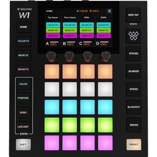 Controller DMX Wolfmix W1 MK3 – standalone lighting controller cu touchscreen