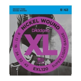 Corzi Chitara Electrica - Super Light - D'Addario EXL120