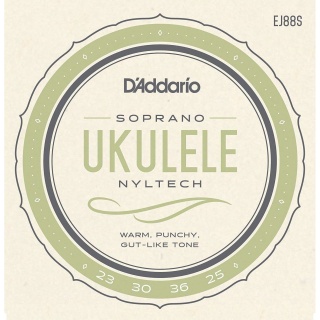 Corzi Ukulele Soprano - D'Addario EJ88S Nyltech