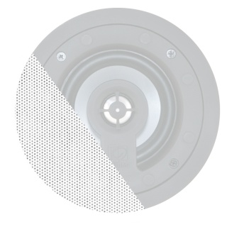 Grilă Frontală Albă Audac GLC05/W - Pentru CELO5 - SlimLine