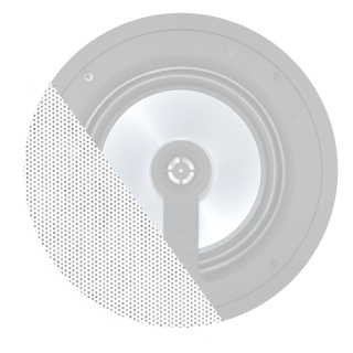 Grilă Frontală Albă Audac GLC08/W - Pentru CELO8 - SlimLine