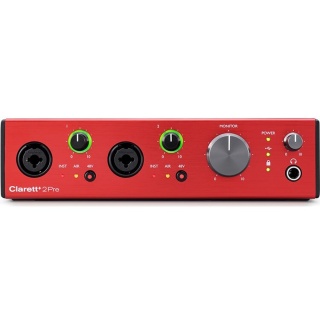 Interfață Audio Focusrite Clarett+ 2Pre – USB-C Profesional 10x4