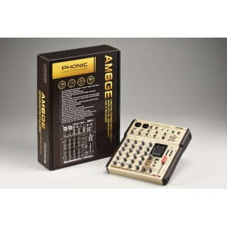 Mixer Phonic AM6GE Gold Edition 6 Can. USB Bluetooth TF - Img 4