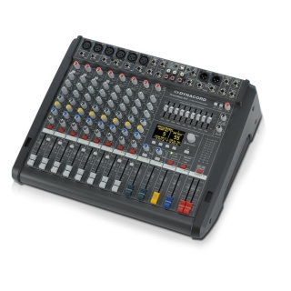 Mixer Powered Dynacord PowerMate 600-3 – 8 Canale, 2×1000W/4Ω Class D, 9-Band EQ, 2 Efecte, USB 4×4 24-bit/96kHz, 9.5kg