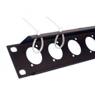 Panou rack 19” Adam Hall 872215 – 1U, 12 x D-Type, cu bară management cabluri - Img 2