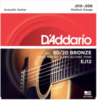Set Corzi Chitara Acustica - Medium - D'Addario EJ12