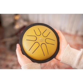 Steel Tongue Drum Meinl Sonic Energy MSTD3G – Mini (Gold) - Img 10