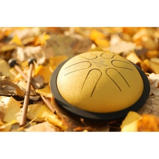Toba mini cu limbi de otel B major Aurie MSTD3G ciocanele instrument terapeutic