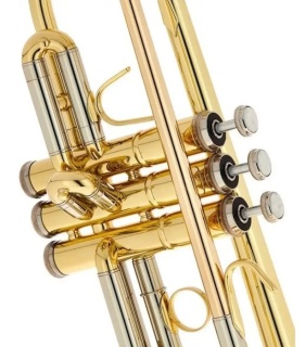 Trompetă Sib B&S Prodige BS210-1-0 – Périnet, Pistoane Monel, Gold Brass - Img 3