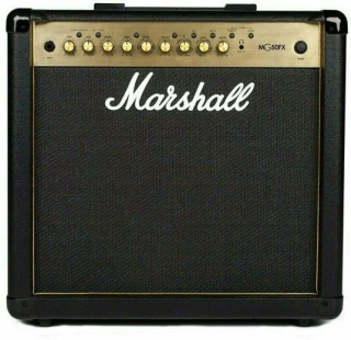 Amplificator Chitară Marshall MG50GFX Gold – 50W, 1x12", Efecte Digitale și 4 Canale Programabile