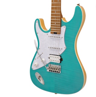 Chitară Electrică Aria Pro II 714-MK2-L TQBL (Turquoise Blue) - Img 3