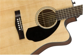 Chitară Electroacustică Fender CD-60SCE Natural – Dreadnought Cutaway, Molid Masiv, Pickup, Mahon - Img 5