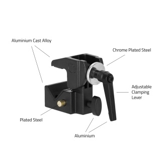 Cleme Universale Adam Hall SCP710BMK2SET1 – Super Clamp MK2 Set - Img 4