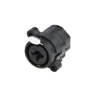 Conector Combo XLR 3 Poli Jack 6.3 mm 3 Poli Stereo De Panou Rean RCJ10FI-H