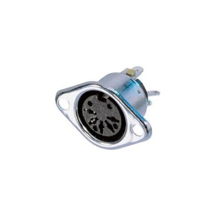 Conector DIN Mama de Panou cu 3 Pini Rean NYS324
