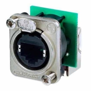 Conector RJ45 de Panou Feedtrough 90º Neutrik NE8FDP-R