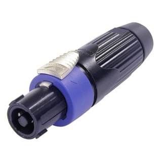 Conector SpeakON Mama Metalic cu 4 Poli Neutrik NLT4FX-BAG