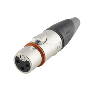 Conector XLR Mama cu 3 Pini IP67 Hicon HI-X3CF-HD