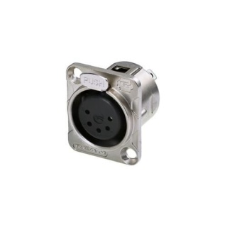 Conector XLR mamă cu 5 pini de panou Rean RC5FDL