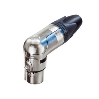Conector XLR Mama cu 6 Poli la 90° Neutrik NC6FRX