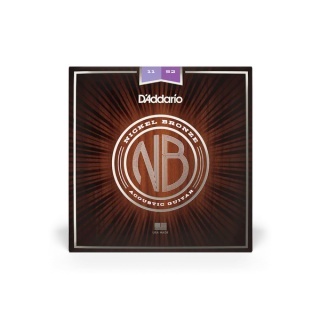 Corzi chitară acustică D’Addario Nickel Bronze NB1152 Custom Light 11-52
