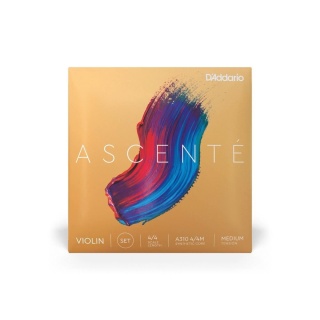 Corzi pentru vioară D’Addario Ascente A310 4/4M Medium Tension