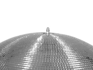 Glob Oglindă Eurolite Mirror Ball – Diametru 50cm, Fațete Sticlă 5×5mm, Efect Fin - Img 2