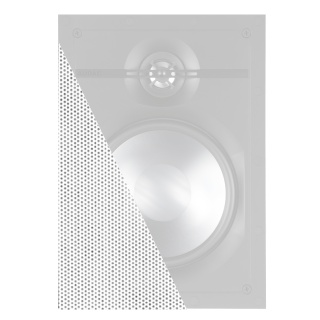 Grilă Frontală Albă Audac GLM06/W - Pentru MERO6 - SlimLine