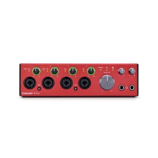 Interfață Audio Focusrite Clarett+ 4Pre – USB-C Profesional 18x8