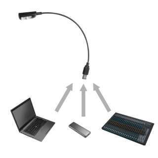 Lampă LED pentru pupitru Adam Hall USB PRO - Img 4