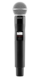Microfon Wireless Digital Shure QLXD2/SM58 - SM58, Corp Metalic (Fără Receiver)