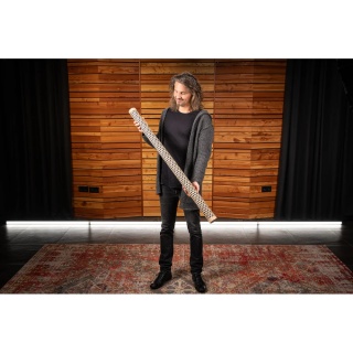 Pro Rainstick Meinl PRORS1-XL Synthetic Series 47" – Bambus Natural Înfășurat în Rattan, Susurație Ultra-Lungă, Sunete Ploaie Autentice - Img 6