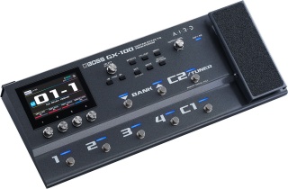 Procesor Chitară Electrică Boss GX-100 – AIRD Modeling, Touchscreen Color, 170+ Efecte - Img 2
