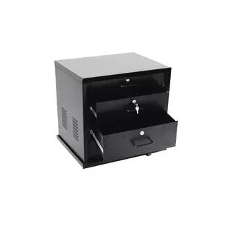 Rack Oțel Roadinger SR-19 12U – 19", Oțel Vopsit Pulbere, 50kg, 4 Roți cu Frână, Adâncime 410mm - Img 2