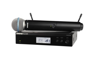 Sistem Wireless Rackabil Shure BLX24R/Beta58 - Microfon Supercardioid