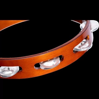 Tamburină Tamburina MEINL din lemn cu jingle din aluminiu 10" 1 rând