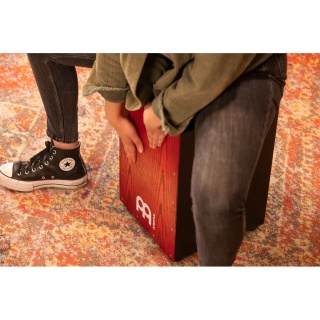 Cajon Meinl MCAJ100BK-TRF Headliner – Tango Red Fade - Img 8
