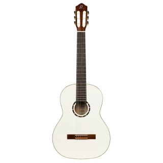 Chitară Clasică Ortega R121WH – Alb Satinat, Corp Mahon, Seria Family