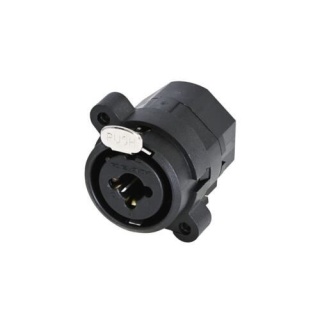 Conector Combo XLR 3 Poli Jack 6.3 mm 3 Poli Stereo De Panou Rean RCJ6FI-V