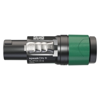 Conector speakON Neutrik NL4FXX-W-S 4 poli, 37A, profesional - Img 2
