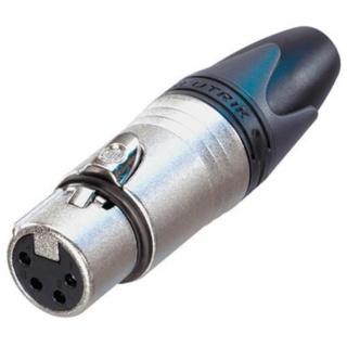 Conector XLR Mama 4 Poli Pe Cablu Neutrik NC4FXX
