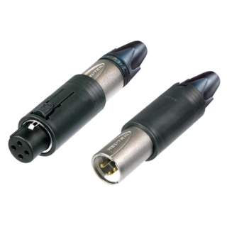 Conector XLR Mama si Tata cu 3 Pini Neutrik NC3FM-C