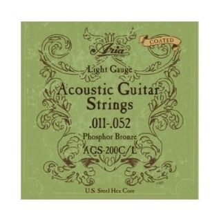 Corzi chitară acustică Aria AGS-200C-L Coated Light – 12-53